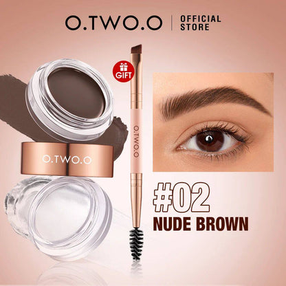 Eyebrow Pomade Gel Wax 2-in-1 Waterproof