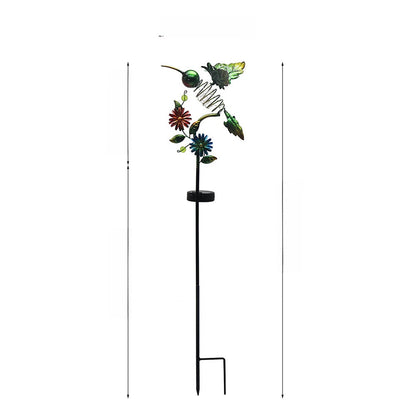 Solar Panel Iron Art Lawn Lamp