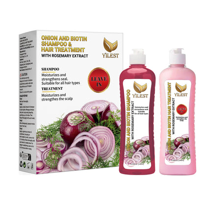 Onion Biotin Rosemary Shampoo Conditioner Set