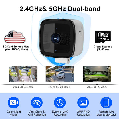 WiFi HD Night Vision Smart Home Security Camera