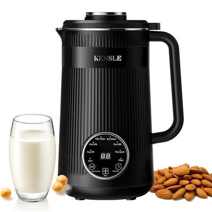 KIDISLE 8-In-1 Multifunctional Automatic Nut Milk Machine & Coffee Maker 32Oz Auto Self-Cleaning Delay Start Keep Warm Boil Water Stainless Steel Black/White - Kitchen Appliances