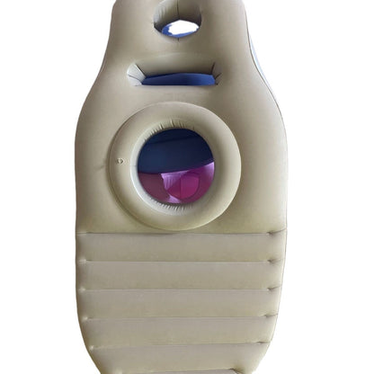 Inflatable maternity pad for prone sleeping mattress