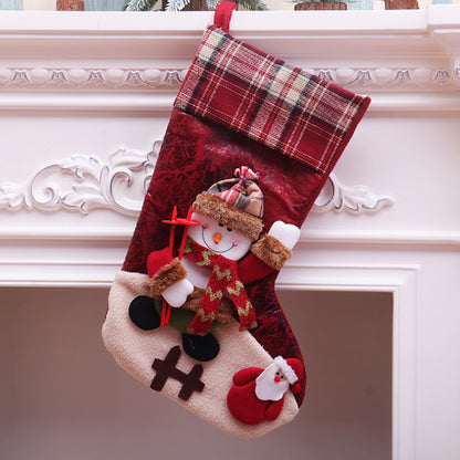 Christmas Gift Sock Hanging Bag