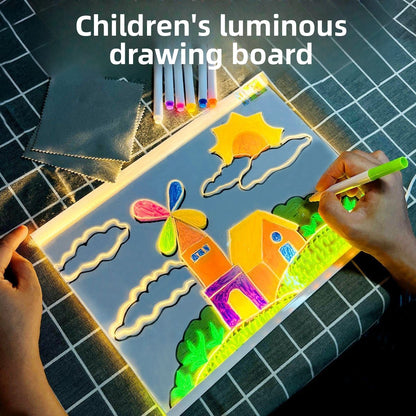 Luminous drawing board