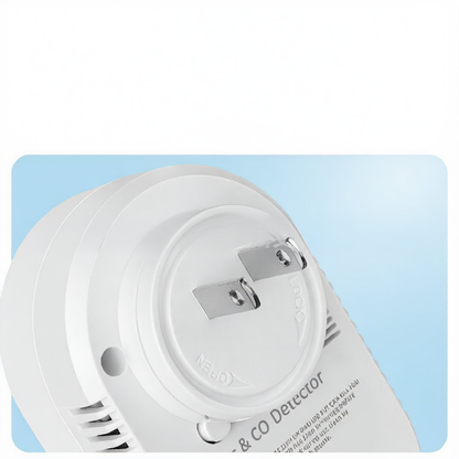 Four-in-One Gas Leak and Carbon Monoxide Detector with Temperature Humidity Alarm