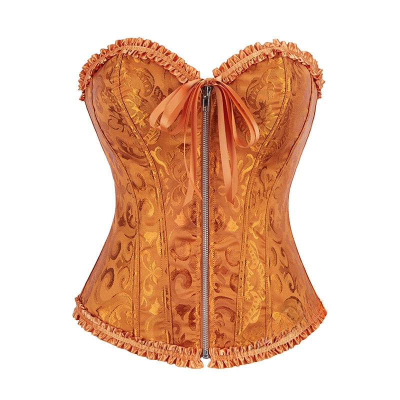 Zipper shaping garment