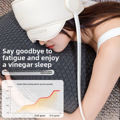 Automatic Head Eye Massager with Heat Compress