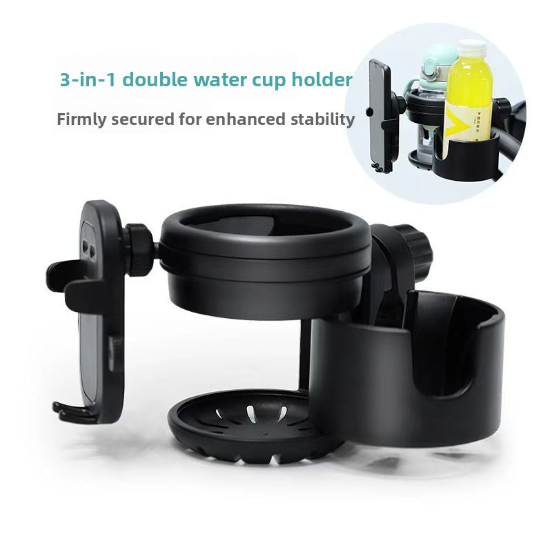 2-in-1 stroller cup holder/phone holder