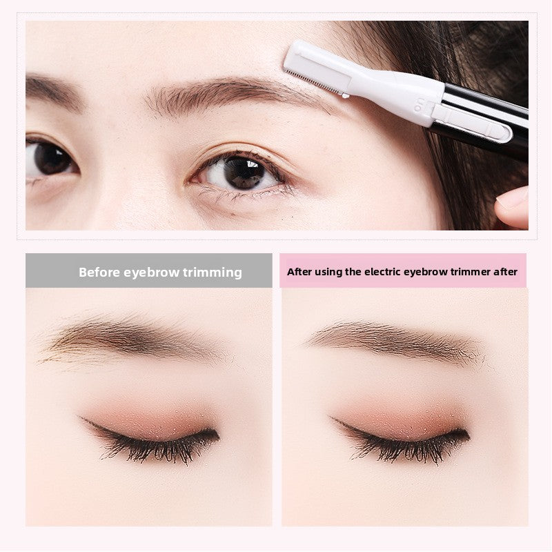 Electric eyebrow trimming knife