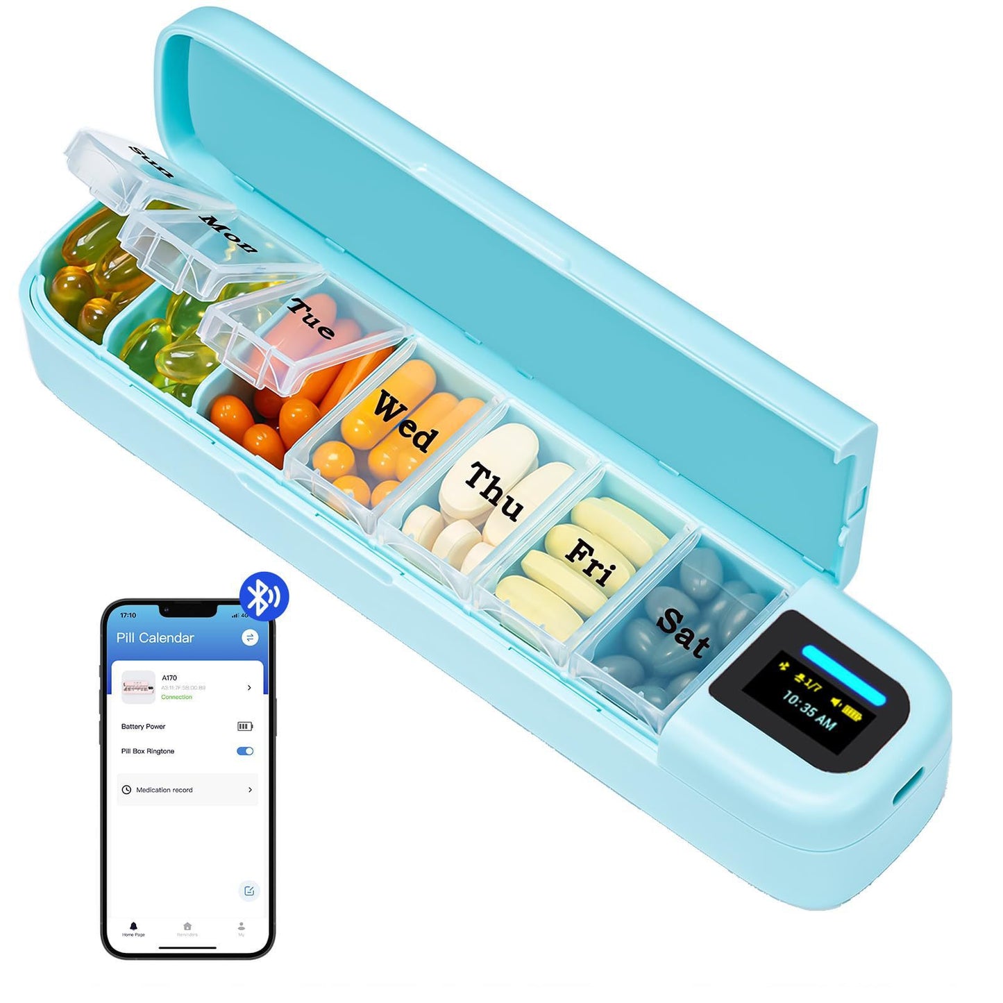 Electronic packaging medicine box