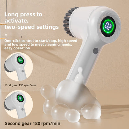 Multifunctional Electric Cleaning Brush with Digital Display