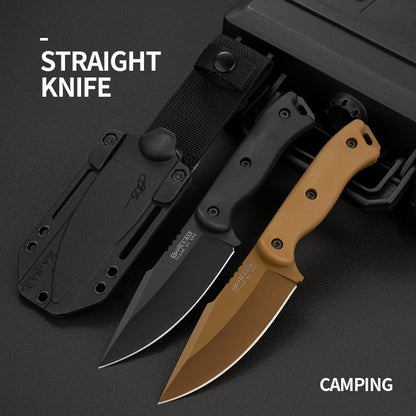 Portable Straight Edge Survival Knife