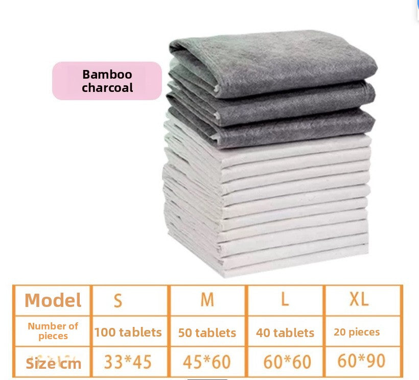 Bamboo Charcoal Absorbent Disposable Pet Diaper Pads