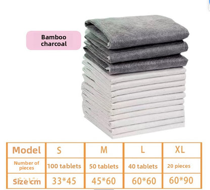 Bamboo Charcoal Absorbent Disposable Pet Diaper Pads