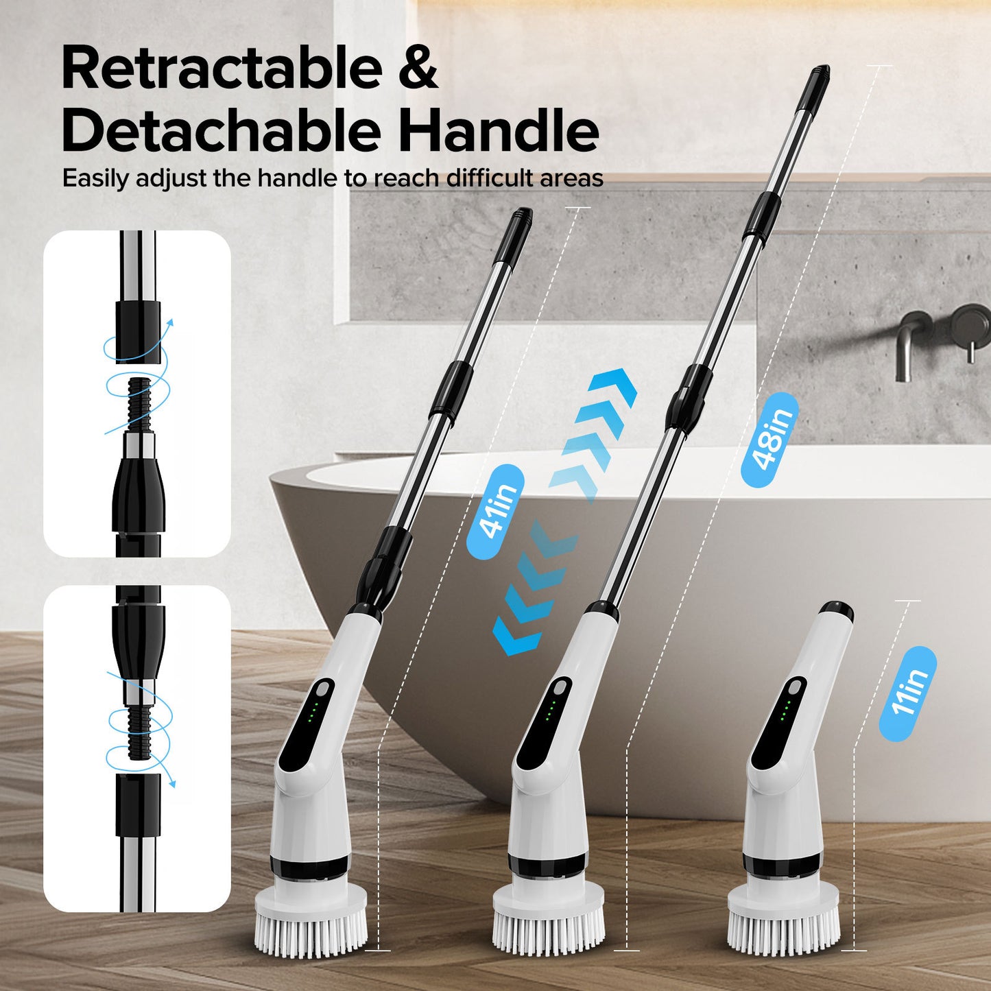 Multifunctional Wireless Electric Cleaning Brush
