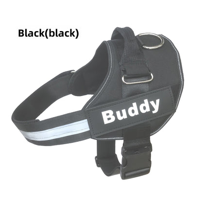 Adjustable Dog Harness with Traction Rope