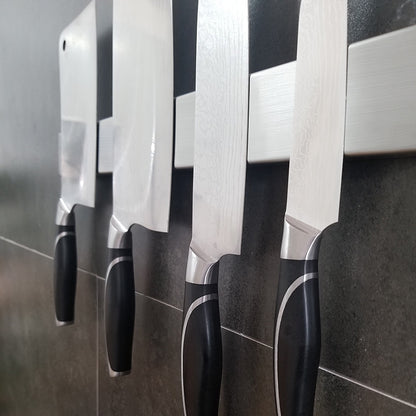 Stainless Steel Magnetic Knife Holder Wall Mount Storage Rack