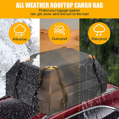 Outdoor car roof bag