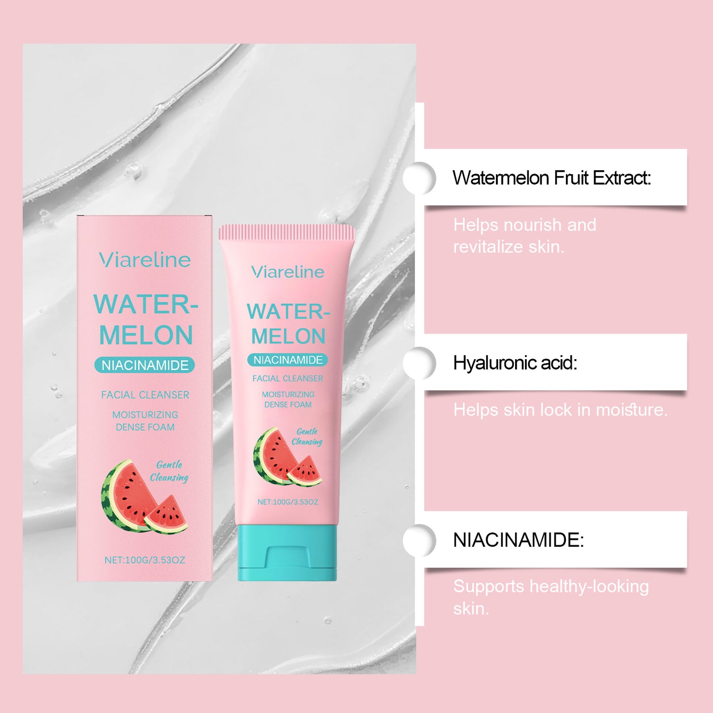 Watermelon Moisturizing Lip Mask: Nourishes and cares for lips, leaving them refreshed, moisturized, and glossy. Ideal for daily lip care