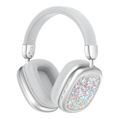 YANUQIA Wireless Headphones, Over-Ear Headphones, Hi-Fi Stereo Noise-Cancelling Headphones, Suitable for Travel, Work, Sports and Games, Built-In Microphone, Large Battery for Long-Lasting, Suitable for Iphone, Laptop, Ios/Android Bluetooth Headphones