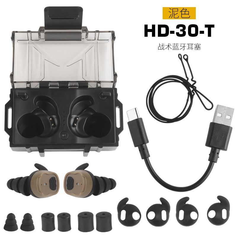 WOSPORT Tactical Bluetooth Earplugs Bluetooth 5.3 Connection Electronic Pickup Noise Reduction In-Ear Protection Earplugs