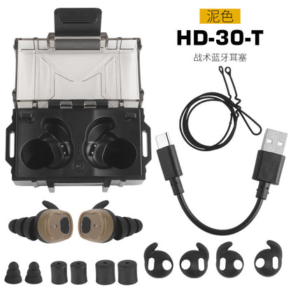 WOSPORT Tactical Bluetooth Earplugs Bluetooth 5.3 Connection Electronic Pickup Noise Reduction In-Ear Protection Earplugs