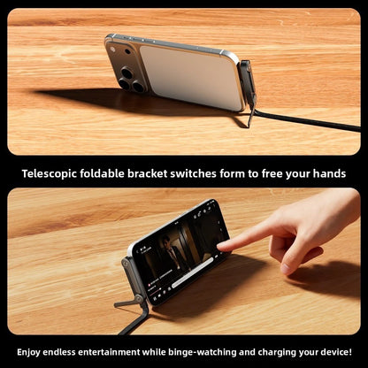 Phone Charging Cable with Stand Fast Charging Support