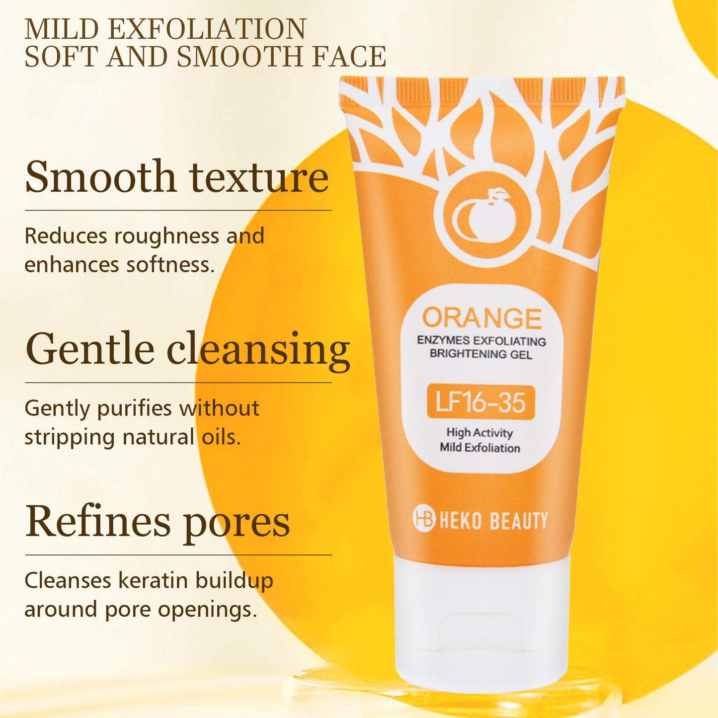 Orange Brightening Exfoliating Gel