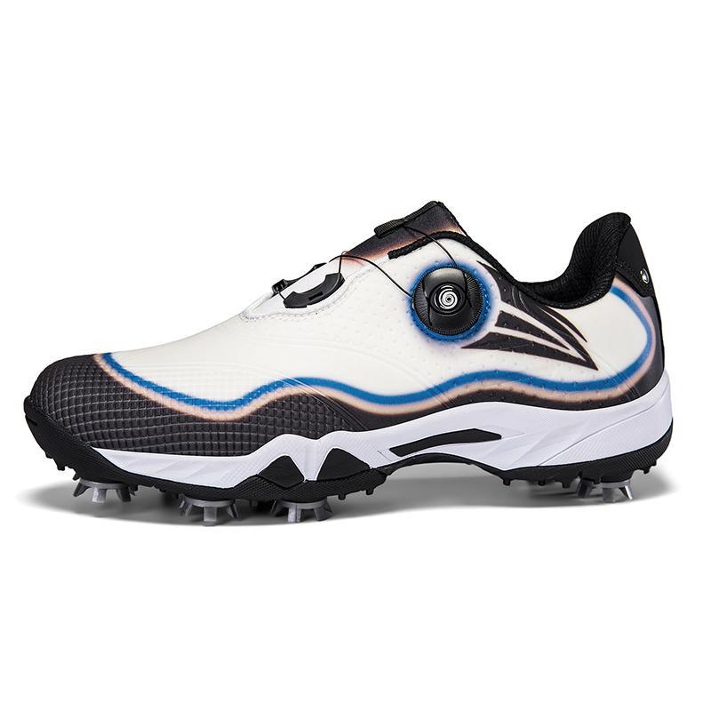 Golf Sports Shoes with Rotary Buckle