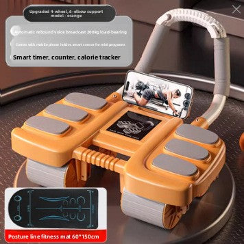 Smart four-wheel ab wheel