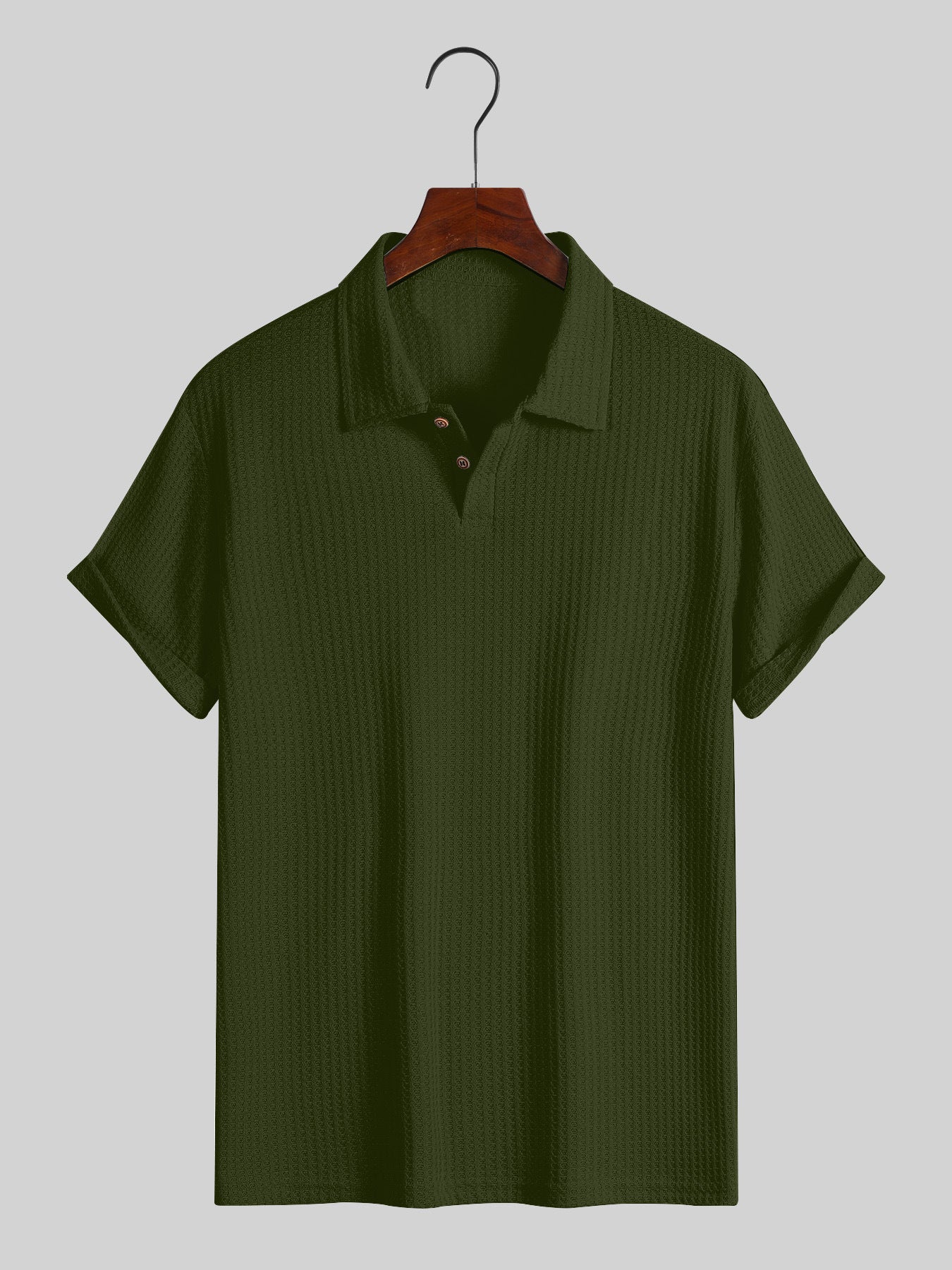 Knitted polo fir
