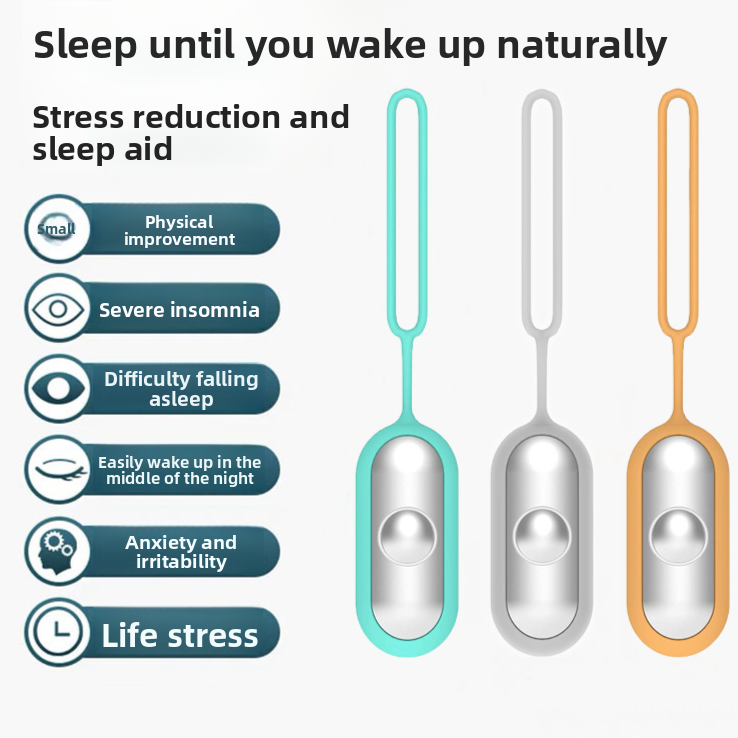 Handheld stress relief and sleep aid device
