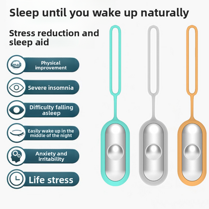 Handheld stress relief and sleep aid device