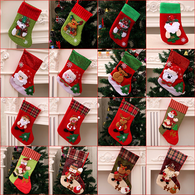 Christmas Gift Sock Hanging Bag