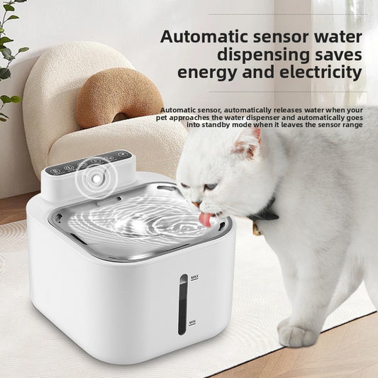 Silent cat and dog drinker