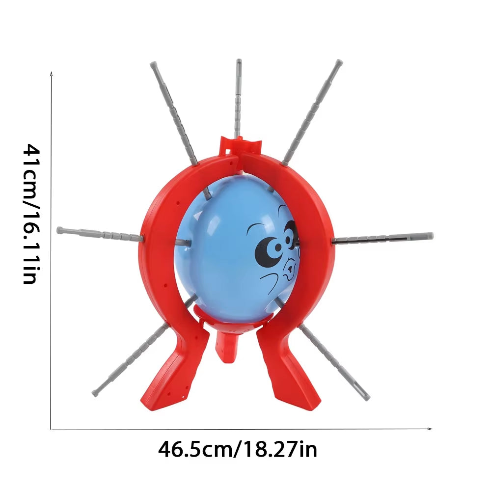 1 Set Tabletop Balloon Game,Spike Toy Board Game, Prank Explode Balloon Interactive Trick, Gag Toys for Family Gathering