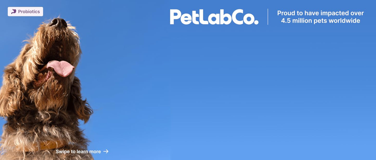 PetLab Co. Allergy & Immune Probiotics for Dogs, Support Seasonal Allergies, Gut & Digestive Health - Pork Flavor - 30 Soft Chews - Packaging May Vary