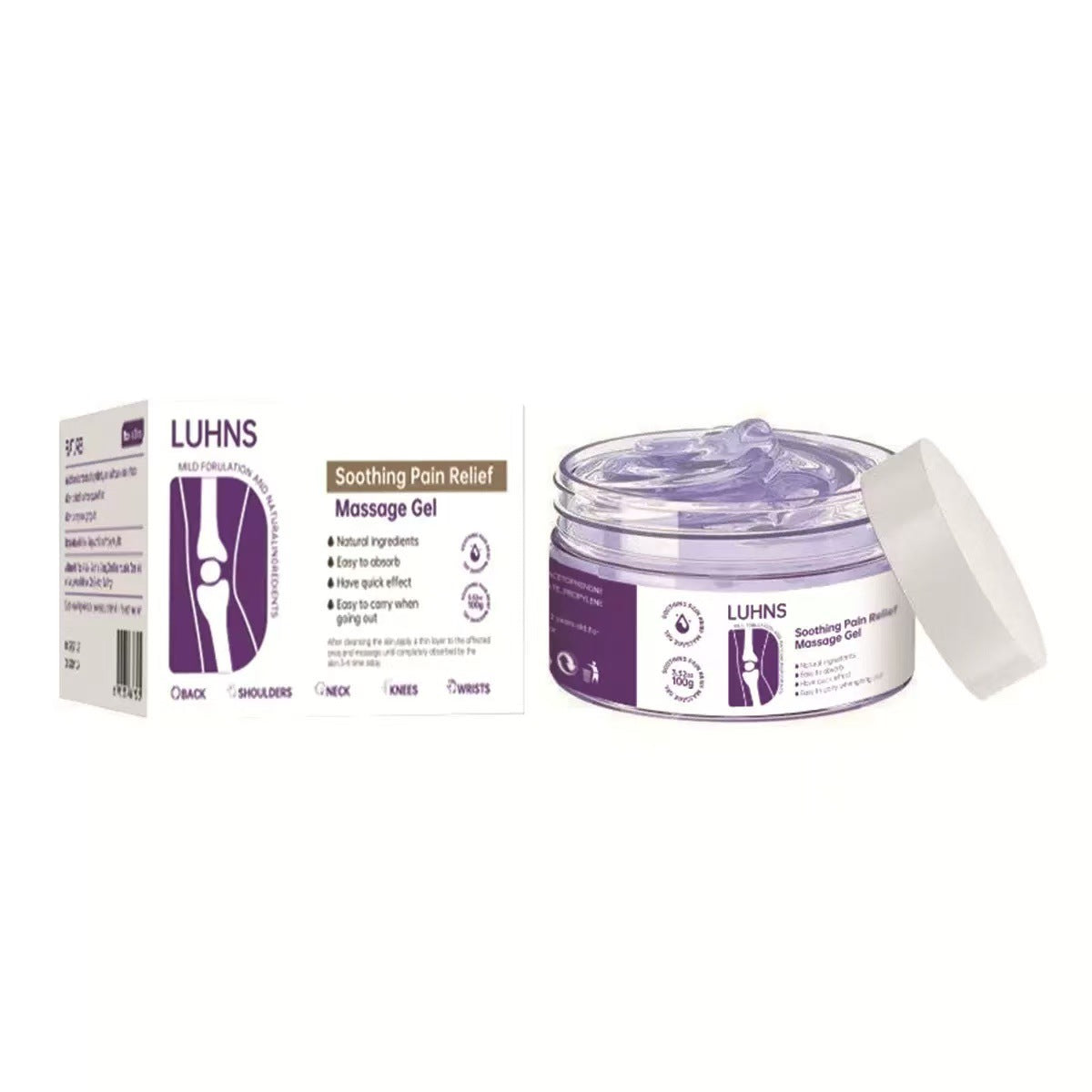 Body massage gel