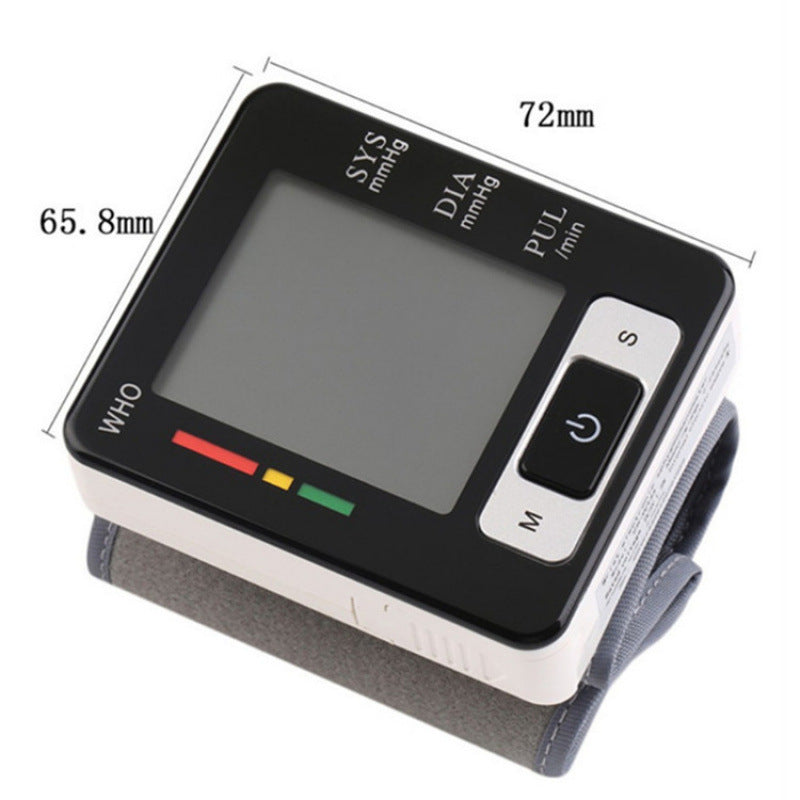 Wrist electronic blood pressure monitor