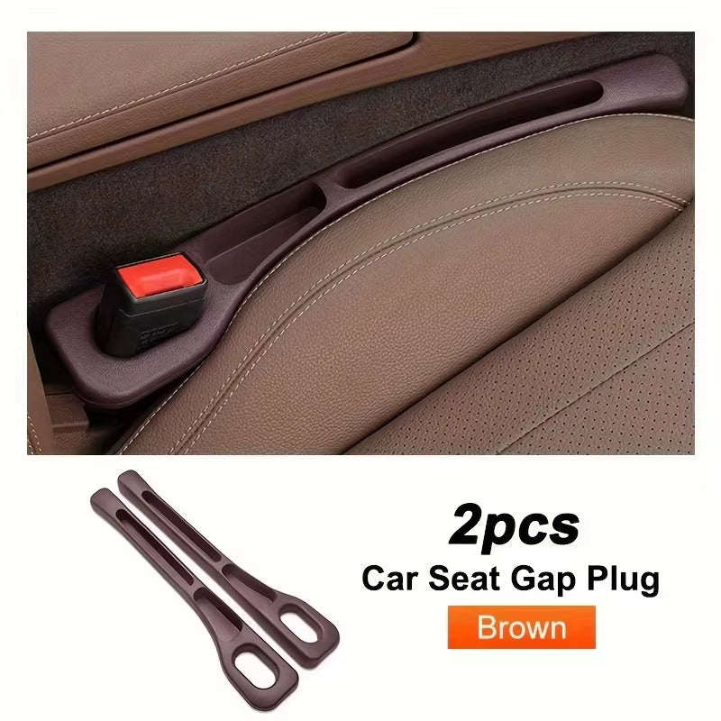 2Pcs Universal Car Seat Gap Plug Strip Side Seam Car Gap Filler Leak Proof Seat Gap Storage Organizer Interior Decoration