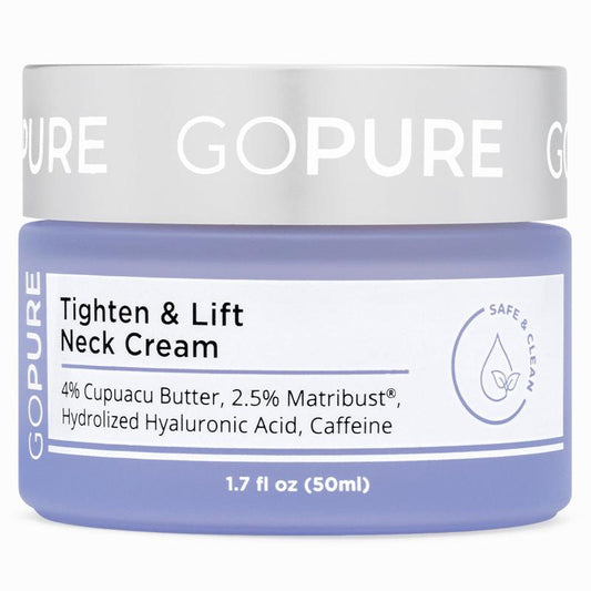 GOPURE Neck Cream Tighten & Lift Firming Cream for Crepey Skin