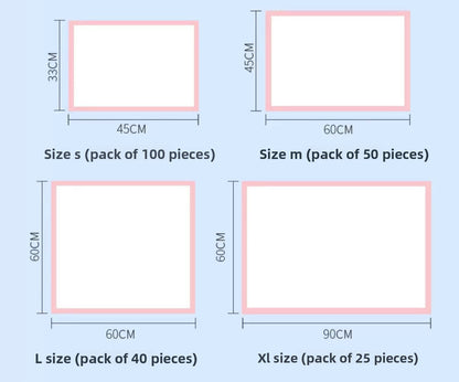 Bamboo Charcoal Absorbent Disposable Pet Diaper Pads