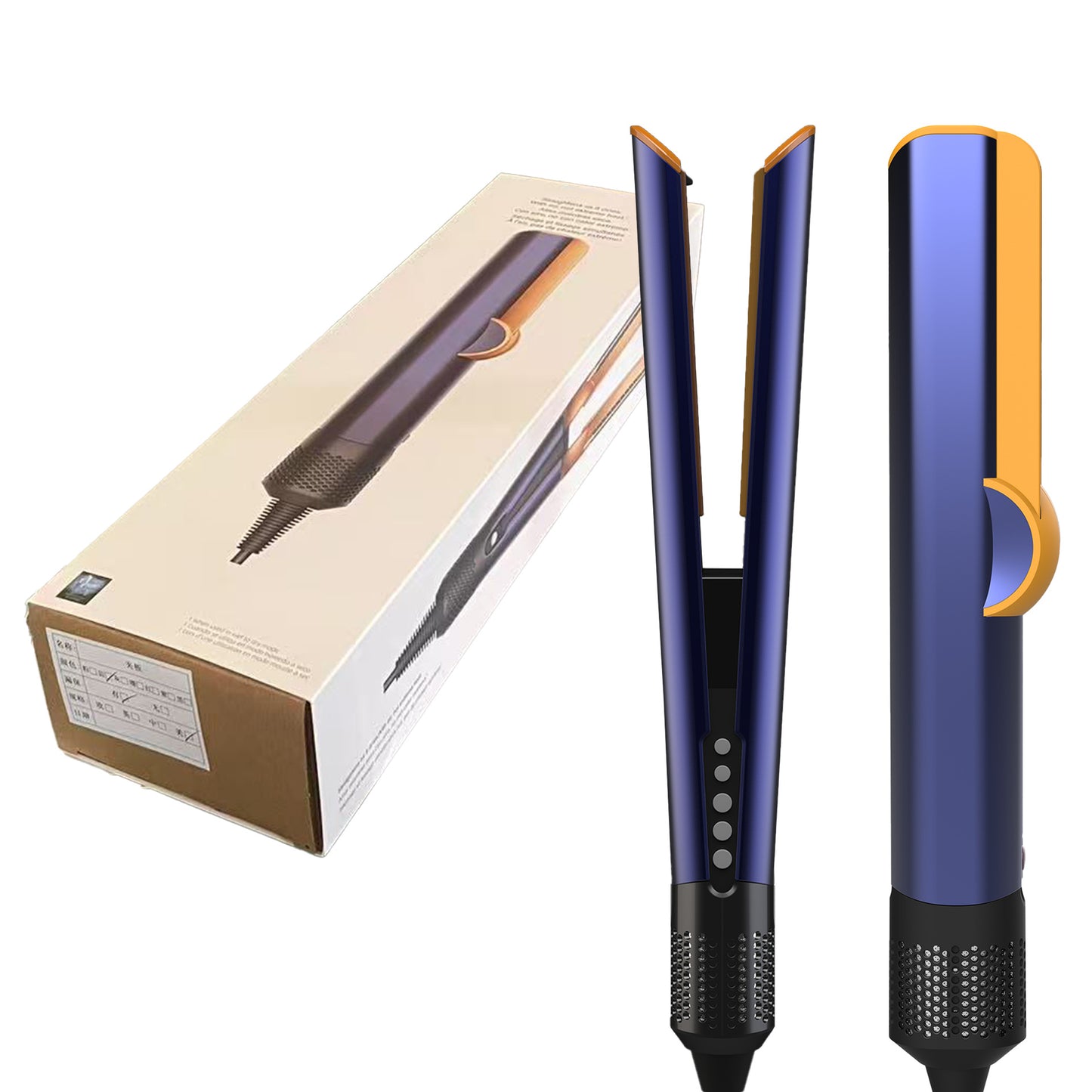 Hair dryer for straightening hair