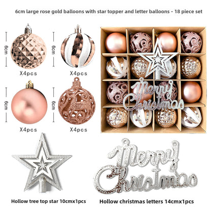 Spherical Christmas decorations Christmas tree