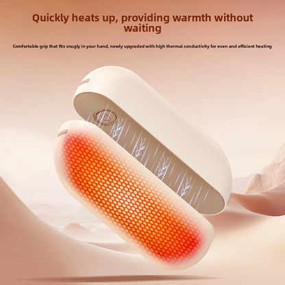 Magnetic suction electric hand warmer