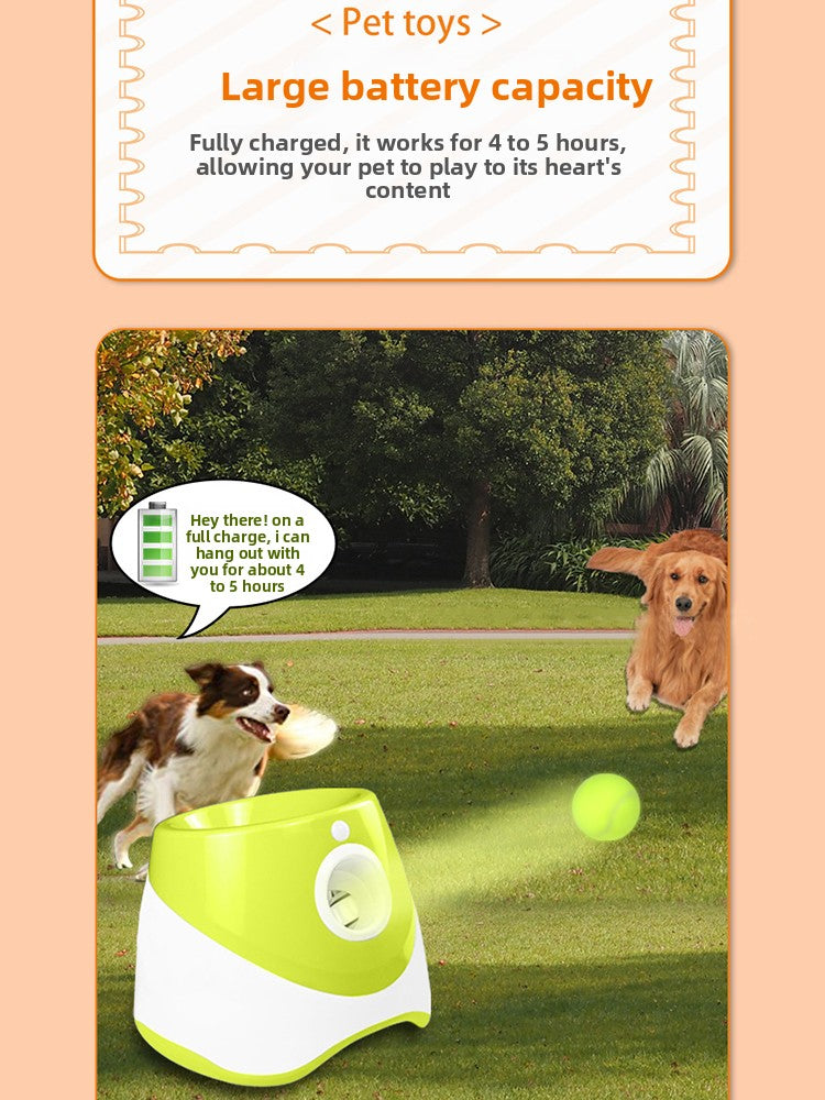 Automatic Dog Ball Launcher with Tennis Balls
