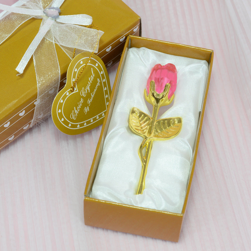 Crystal Rose Ornament