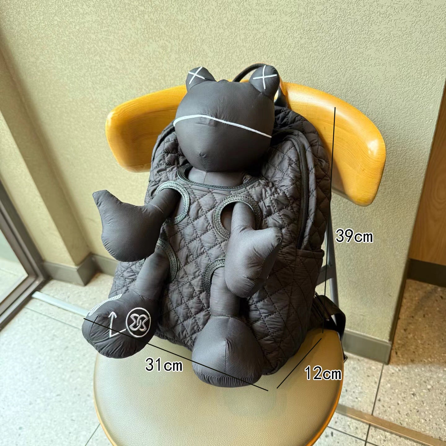 Fashion Frog Design Backpack with Laptop Compartment