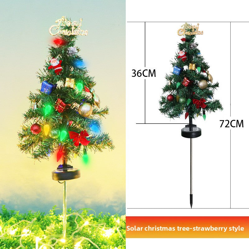 Solar Christmas Tree Garden Decorative Light
