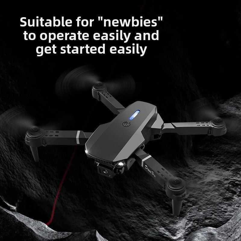 Foldable Quadcopter with Display Screen and Dual Cameras